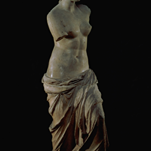Venus de Milo, Greek, Hellenistic period, c. 100 BC (marble) (for front view see 14152)