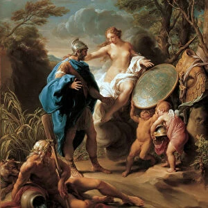 Venus Presenting Aeneas with Armour Forged by Vulcan, 1748 (oil on canvas)
