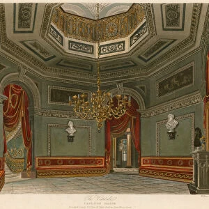 The Vestibule, Carlton House, London (coloured engraving)
