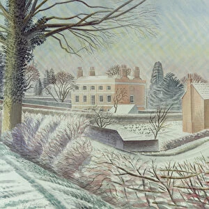 Vicarage in the snow