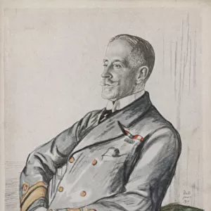 Vice-Admiral Sir William C Pakenham (colour litho)