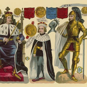 Victorian scrap: King Edward IV, King Edward V, King Richard III