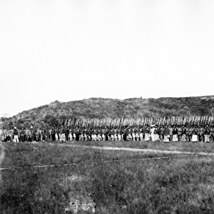 The Ever Victorious Army, c. 1863 (b / w photo)