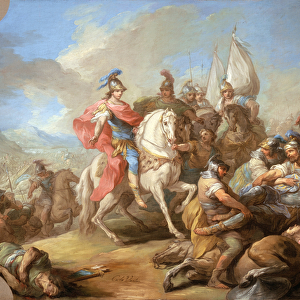 The Victory of Alexander over Porus, c. 1738 (oil on canvas)