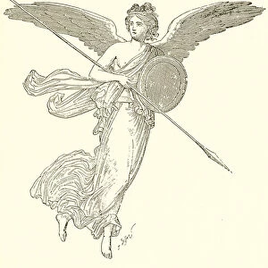 Victory (Pompeian painting) (engraving)