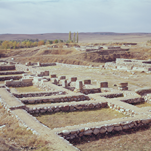 View of the archaeological site, 1450-1200 BC (photo)