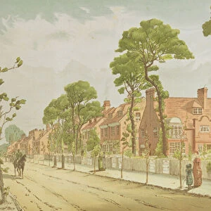 View of Bedford Park, 1882 (colour litho)