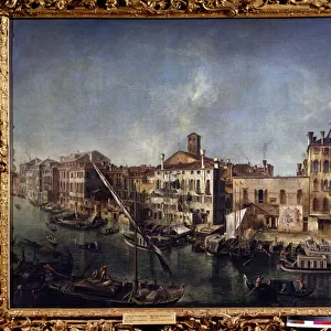 View of the Canal Grande from the Fondamenta Del Vin