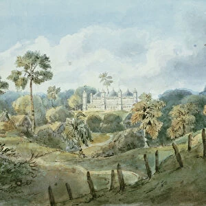 View from Captain Williams Bungalow at Mongheer (Munger), c. 1808 (w / c)