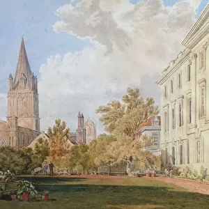 View of Christ Church Cathedral and the Garden and Fellows