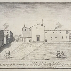 View of the Church of San Marco, Florence (engraving)