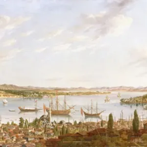 A View of Constantinople overlooking the Bosphorous, 1770 (oil on canvas)