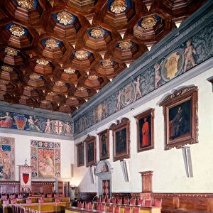 View of the Council room, 15th century