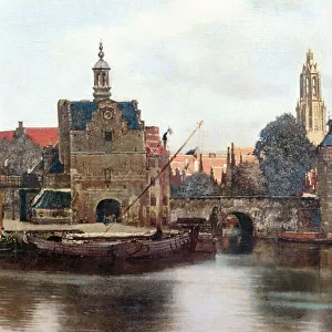 View of Delft c. 1660-61 (oil on canvas) (detail of 1109259)