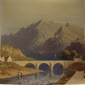 Mountain scenery paintings