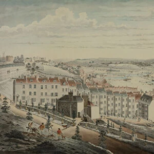 View of Granby Hill, Clifton, from the West (w / c on paper)