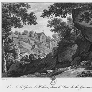 View of Heloise grotto in the park of La Garenne at Clisson, illustration from Voyage