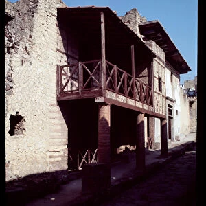 View of the house called casa a Graticcio, 5th century BC-1st century AD