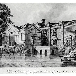 View of the House Formerly the Residence of Guy Fawkes at Lambeth, c