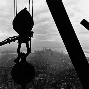 View of Lower Manhattan from the Empire State Building, 1931 (gelatin silver print)