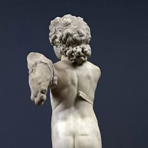 Back view of the Manhattan Cupid, c. 1494-96 (marble)