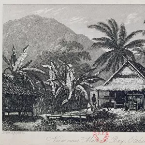 View near Matavai Bay, Otaheite, engraved by Lieutenant Colonel Batty