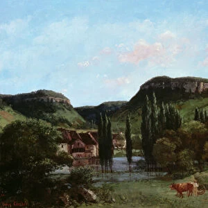 View of Ornans, 1864 (oil on canvas)