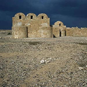 View of Qasr Amra, desert castles (711-715)
