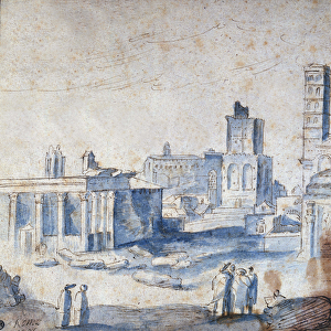 View of Rome by Paul Bril (Brill), 1595