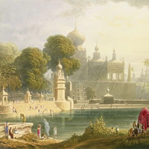 View of Sassoor in the Deccan, from Volume II of Scenery