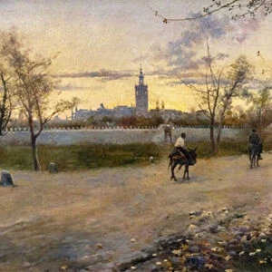 View of Seville, 19th century (painting)