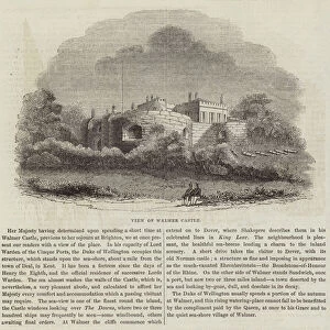 View of Walmer Castle (engraving)