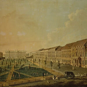 View of Wilhelmsplatz from the south, 1773 (oil on canvas)