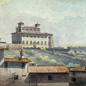Villa Medici, Rome, c. 1776 (oil on paper)