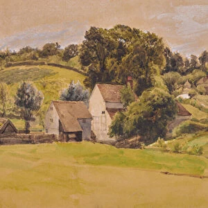 Village, 1810-65 (Watercolour)