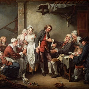 The Village Agreement, 1761 (oil on canvas)