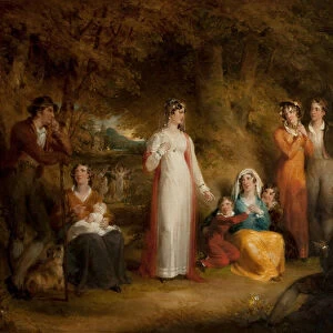 The Village Bride (oil on canvas)