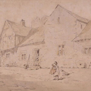 Village Scene, Kent, 1767-1816 (Watercolour)