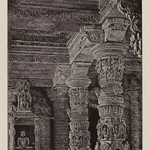 Vimala Vasahi Temple, Mount Abu, India (rotogravure)