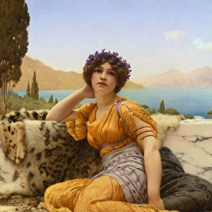 With Violets Wreathed and Robe of Saffron Hue, 1902 (oil on canvas)