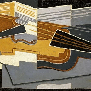 Violin and Clarinet, 1921 (oil on canvas)