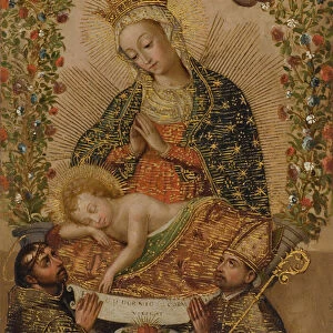 The Virgin Adoring the Christ Child with Two Saints, 18th century