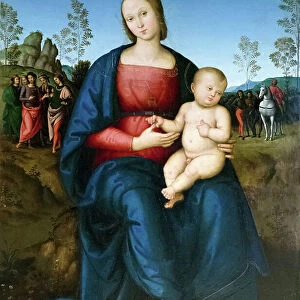 Virgin with Child, 1502 circa, Perugino (oil on panel)