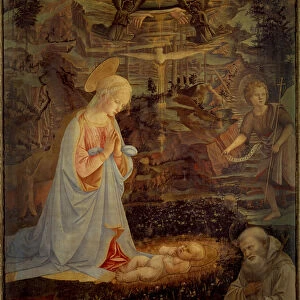The Virgin, the Child Jesus, Saint John the Baptist Child and Saint Bernard of Clairvaux