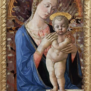 The Virgin and Child, Painting by Francesco di Stefano, known as Pesellino (ca. 1422-1457). Photography, KIM Youngtae, Lyon, Musee des Beaux Arts de Lyon