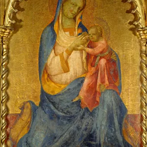 The Virgin and the Child. Painting by Lorenzo Monaco (1365 / 70-1425). Dim: 0. 92 x 0. 54m