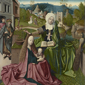 Virgin and Child with Saint Anne, c. 1495 (oil on panel)