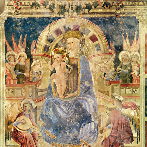 Virgin in glory between angels and saints, 1468 (fresco)