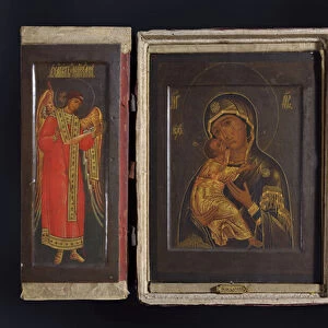 Virgin of Vladimir (pigment and gilding on wood panel)