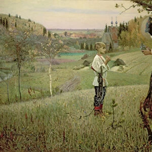 The Vision of the Young Bartholomew, 1889-90 (oil on canvas)